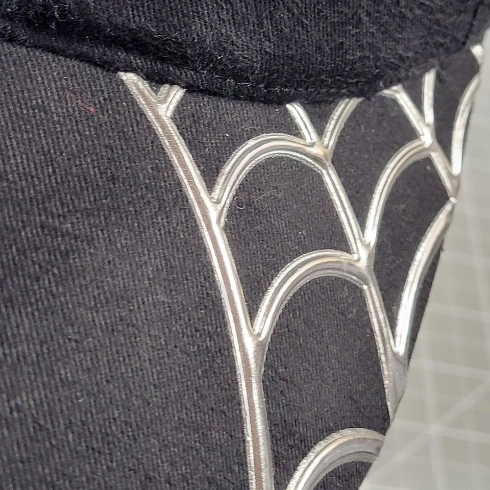 Vintage American Chopper Hat Cap Strap Back Mens One Size Black Widow Web Y2K - Picture 3 of 6